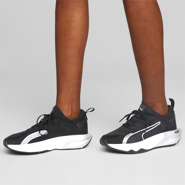 PWR XX NITRO™ Training Shoes Women, Puma Black-Puma White-Metallic Silver, large-ZAF