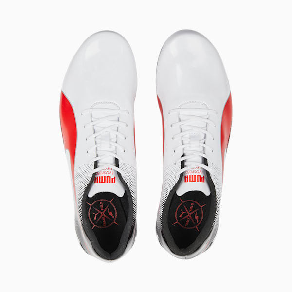 evoSPEED Electric 13 Track and Field Shoes, PUMA White-PUMA Black-PUMA Red, large-ZAF