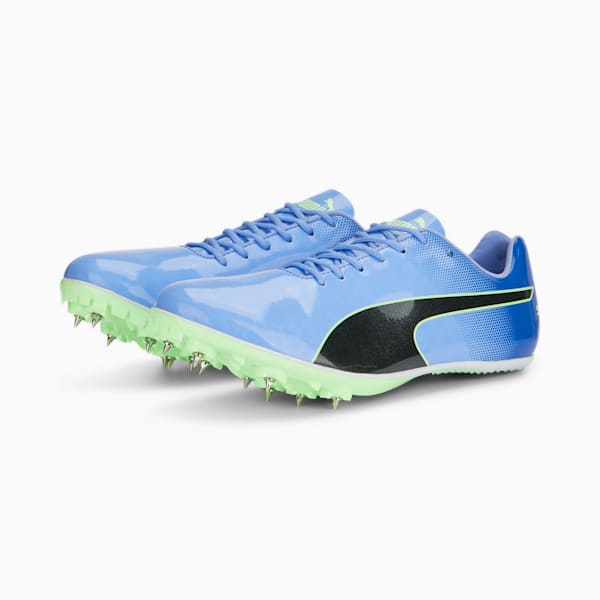 Zapatillas de atletismo evoSPEED Sprint 14, Elektro Purple-PUMA Black-Fizzy Lime, large-ARG