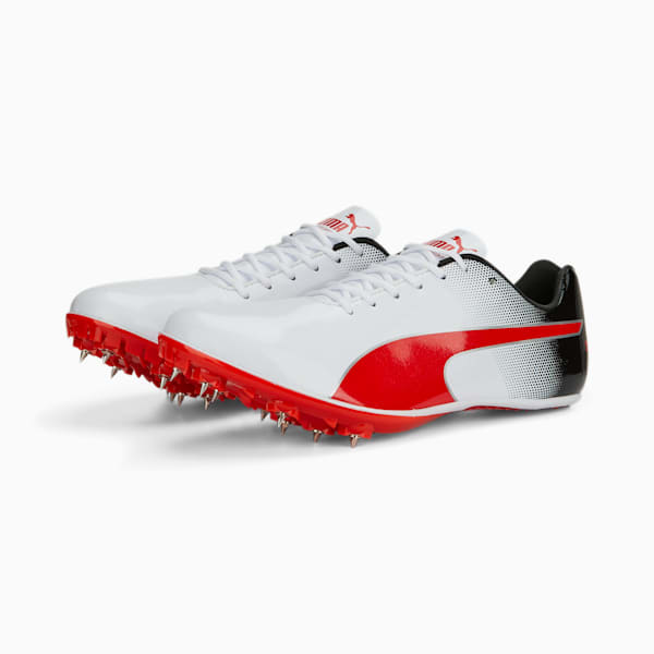 Zapatillas de atletismo evoSPEED Sprint 14, PUMA White-PUMA Black-PUMA Red, large-ARG
