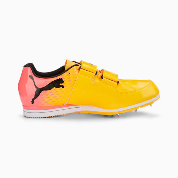 evoSPEED Triple Jump 10 Track and Field Shoes, Sun Stream-Sunset Glow-Puma Black, large-ZAF