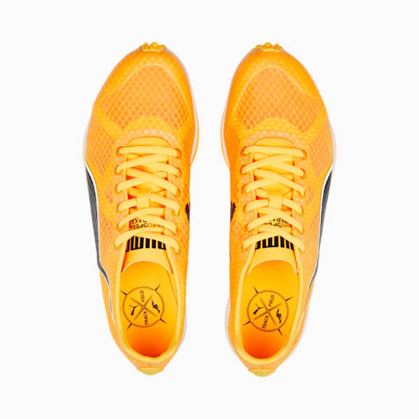 evoSPEED Haraka 7 Track and Field Shoes, Sun Stream-Sunset Glow-Puma Black, large-ZAF