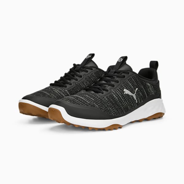 FUSION Pro Golf Shoes Men, PUMA Black-PUMA Silver, large-ZAF