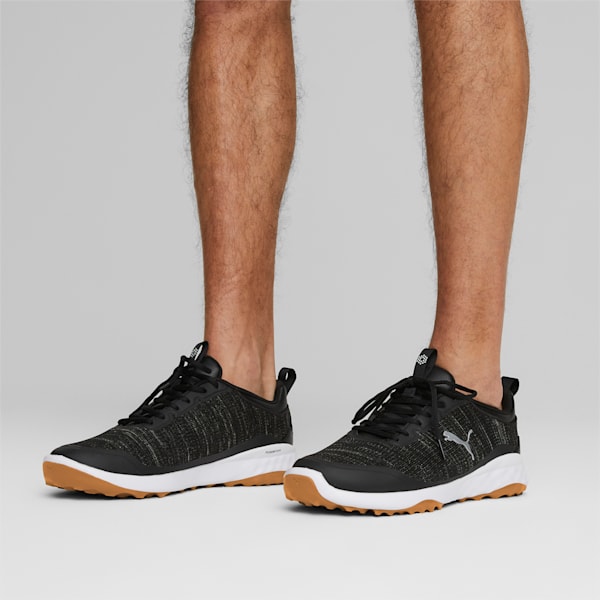 FUSION Pro Golf Shoes Men, PUMA Black-PUMA Silver, large-ZAF