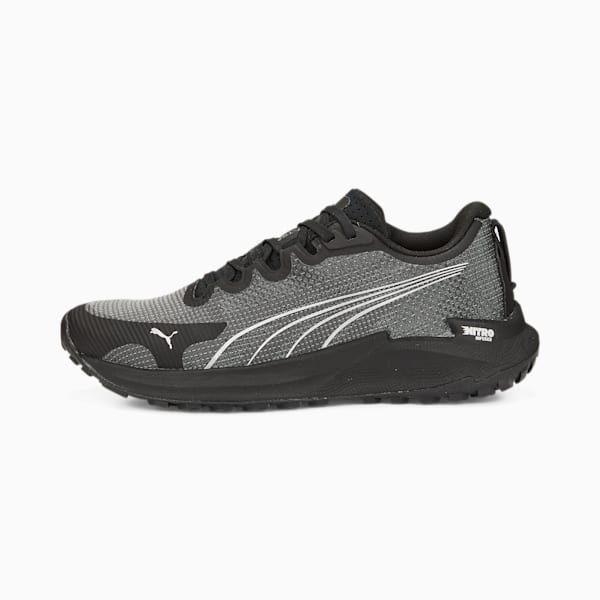 Fast-Trac NITRO™ Women's Trail Running Shoes, Puma Black-Metallic Silver, large-ZAF