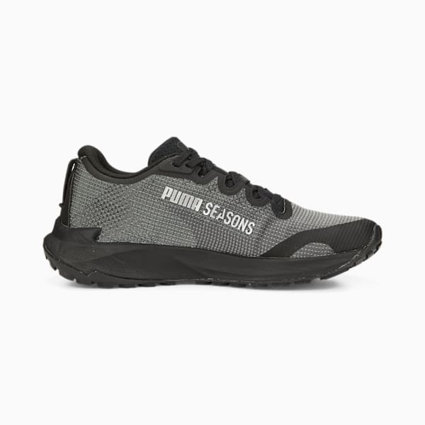 Fast-Trac NITRO™ Women's Trail Running Shoes, Puma Black-Metallic Silver, large-ZAF