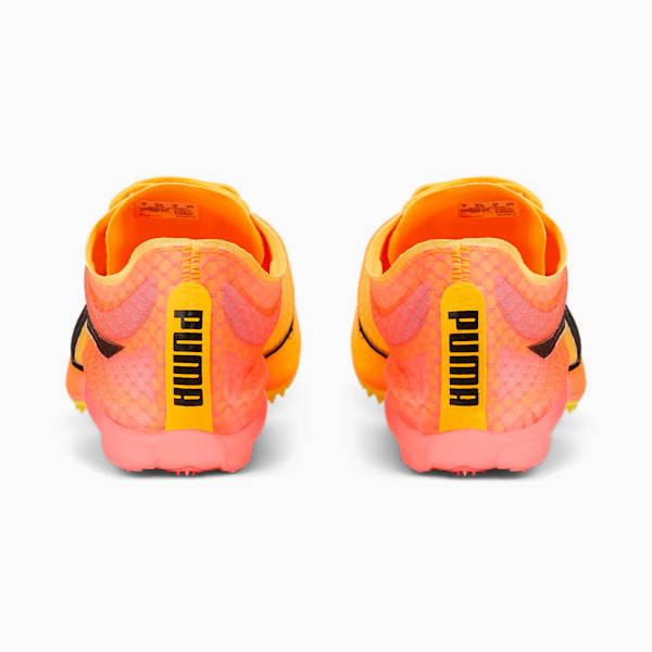 evoSPEED Distance Nitro Elite Track and Field Spikes, Sun Stream-Sunset Glow-Puma Black, large-ZAF