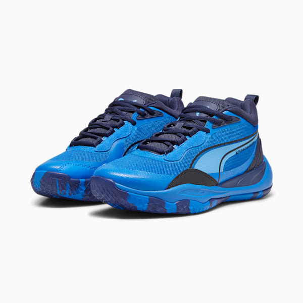 Playmaker Pro Basketball Shoes, Ultra Blue-PUMA Black, large-ZAF