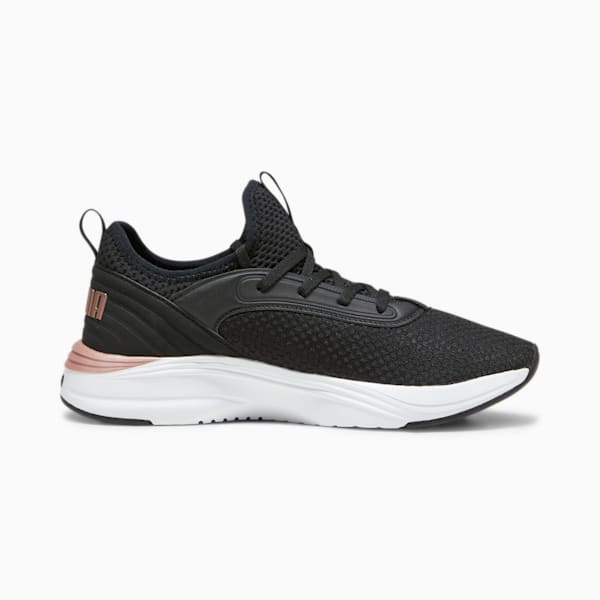 Softride Ruby Luxe Running Shoes Women, PUMA Black-Rose Gold, large-ZAF