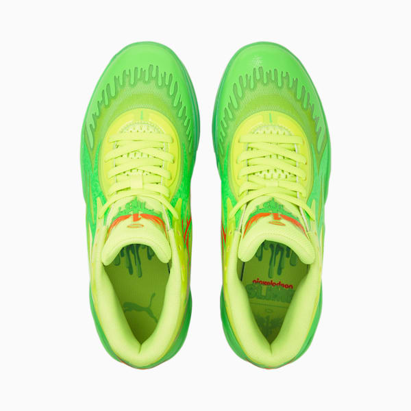 PUMA x NICKELODEON SLIME™ MB.02 Basketball Shoes, 802 C Fluro Green PES-Lime Squeeze, large-ZAF