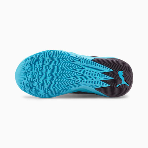 Tenis de basketball juveniles MB.02, Puma Black-Blue Atoll, large-MEX