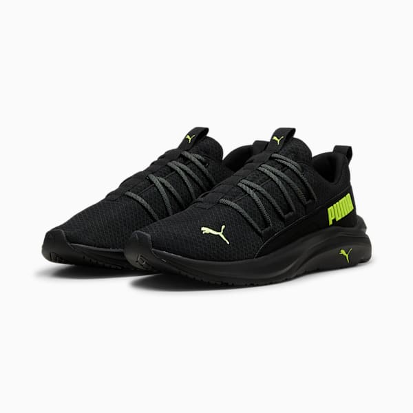 Tenis para correr Hombre Softride One4all, PUMA Black-Lime Pow-Cool Dark Gray, large-MEX