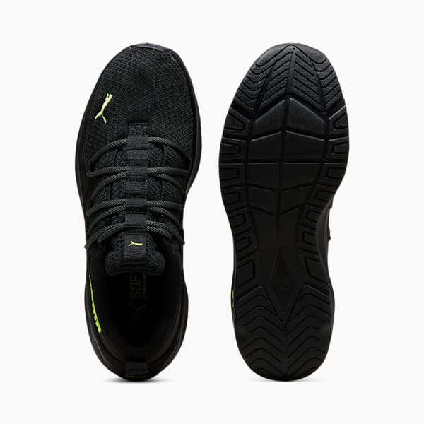 Tenis para correr Hombre Softride One4all, PUMA Black-Lime Pow-Cool Dark Gray, large-MEX