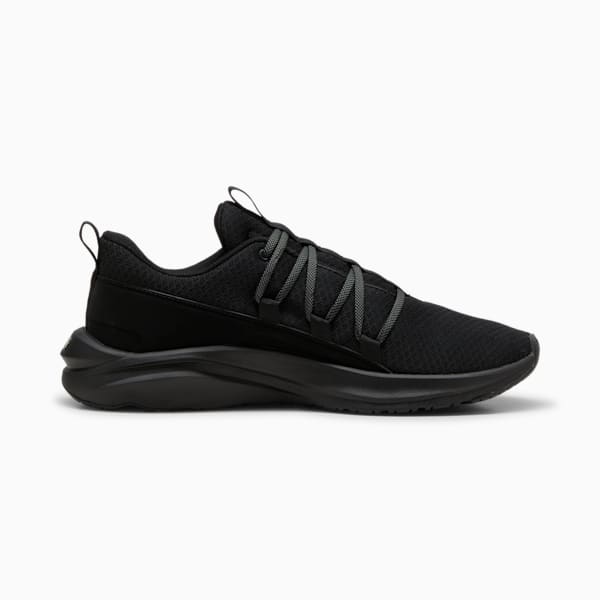 Tenis para correr Hombre Softride One4all, PUMA Black-Lime Pow-Cool Dark Gray, large-MEX