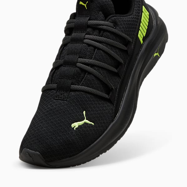 Tenis para correr Hombre Softride One4all, PUMA Black-Lime Pow-Cool Dark Gray, large-MEX