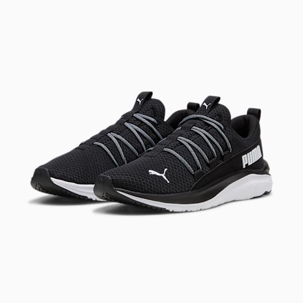 Tenis para correr Hombre Softride One4all, PUMA Black-PUMA White-PUMA White, large-MEX