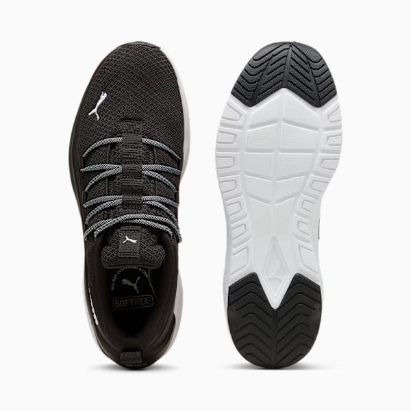 Tenis para correr Hombre Softride One4all, PUMA Black-PUMA White-PUMA White, large-MEX