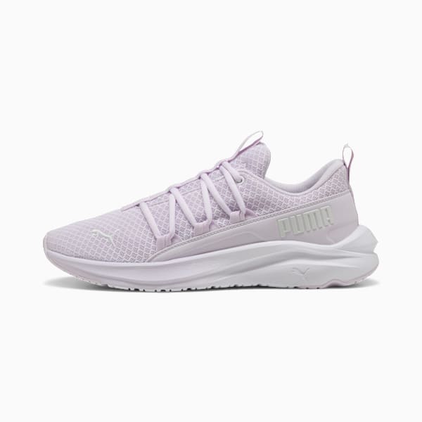 Tenis para correr Mujer Soft ride One4all, Lilac Frost-Feather Gray-PUMA White, large-MEX