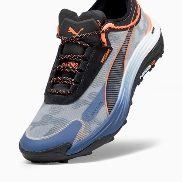 Voyage NITRO™ 3 Men's Trail Running Shoes, Inky Blue-PUMA Black-Neon Sun, large-ZAF
