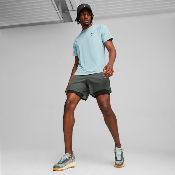 Zapatillas de running en senderos Voyage NITRO™ 3 para hombre, Mineral Gray-Turquoise Surf-Ginger Tea, large-ARG