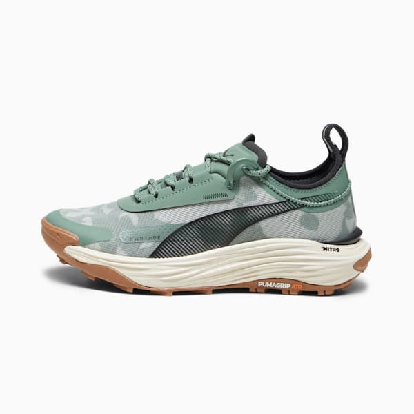 Voyage NITRO™ 3 Women's Trail Running Shoes, Eucalyptus-Alpine Snow-PUMA Black, large-ZAF