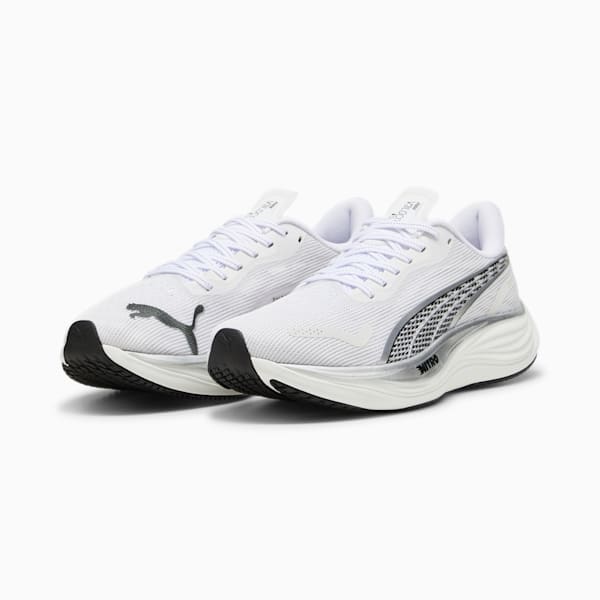 Zapatillas de running para hombre Velocity NITRO™ 3, PUMA White-PUMA Silver-PUMA Black, large-ARG