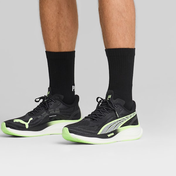 Zapatillas de running para hombre Velocity NITRO™ 3, PUMA Black-Fizzy Apple, large-ARG