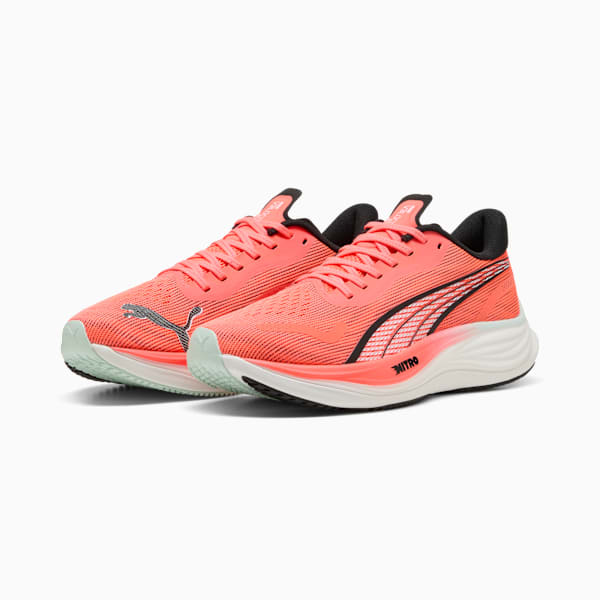 Velocity NITRO™ 3 Men's Running Shoes, Glowing Red-PUMA Black-PUMA White, large-MEX