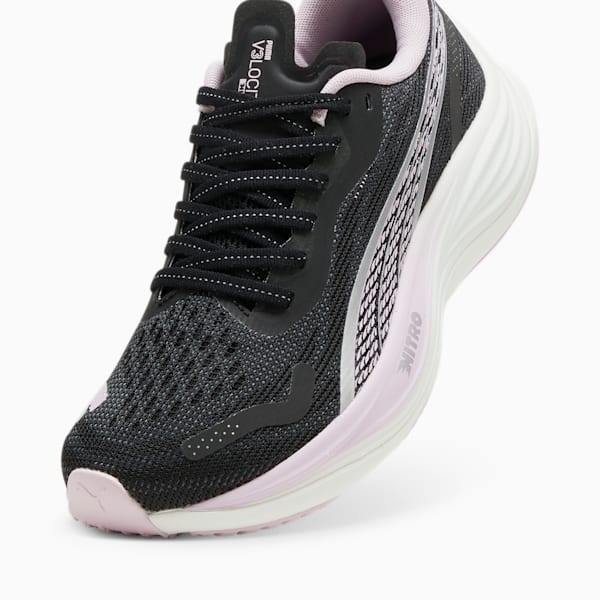 Zapatillas de running para mujer Velocity NITRO™ 3, PUMA Black-PUMA Silver-Grape Mist, large-ARG