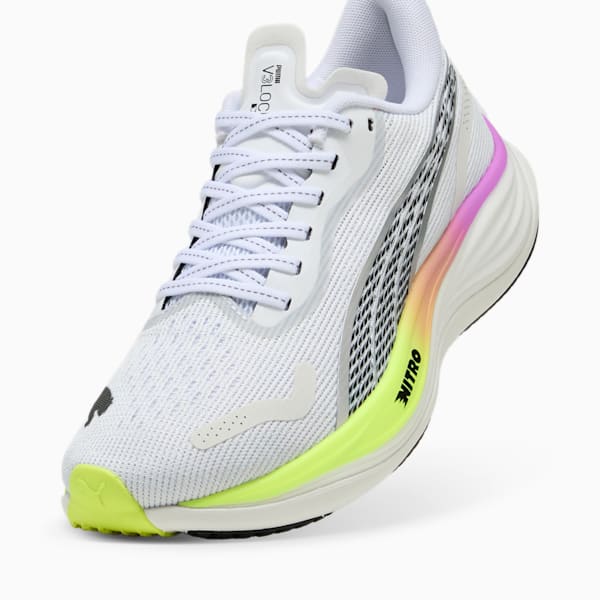 Tenis de running para mujer Velocity NITRO 3, PUMA White-Pure Magenta, large-MEX