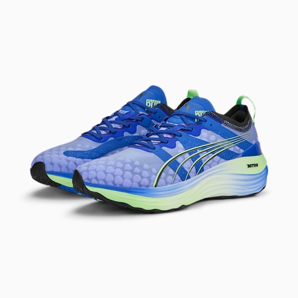Zapatillas de running para hombre ForeverRun NITRO, Royal Sapphire-Fizzy Lime, large-ARG