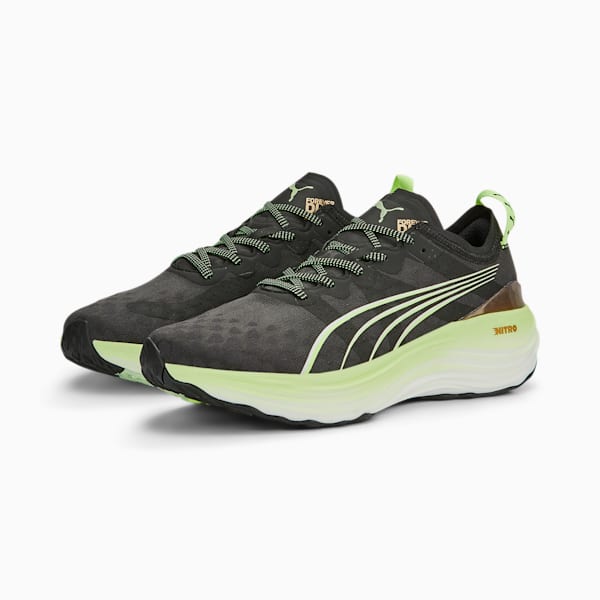 Zapatillas de running para hombre ForeverRun NITRO, PUMA Black-Light Mint, large-ARG