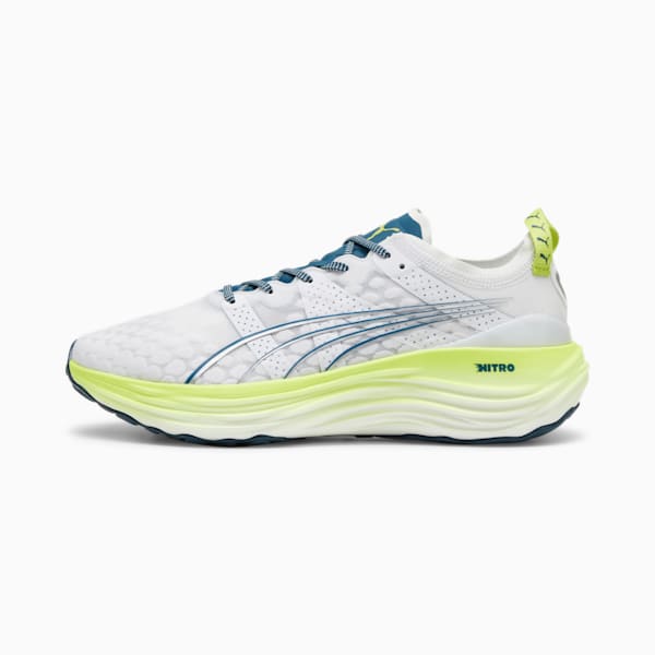 Zapatillas de running para hombre ForeverRun NITRO, PUMA White-Ocean Tropic-Lime Pow, large-ARG