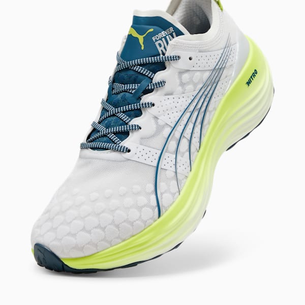 Zapatillas de running para hombre ForeverRun NITRO, PUMA White-Ocean Tropic-Lime Pow, large-ARG