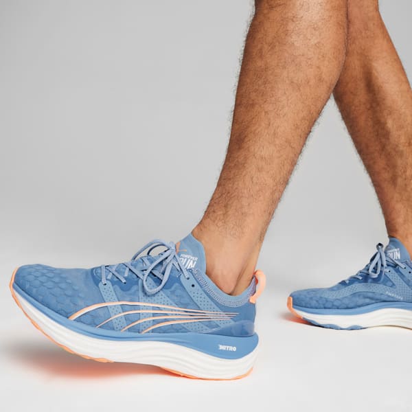 Zapatillas de running para hombre ForeverRun NITRO, Zen Blue-Neon Citrus, large-ARG