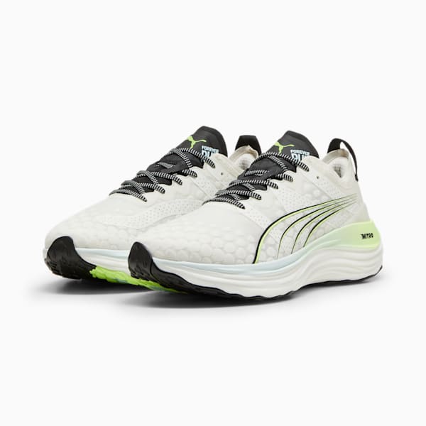 Zapatillas de running para hombre ForeverRun NITRO, Vapor Gray-Fizzy Apple-Nitro Blue, large-ARG