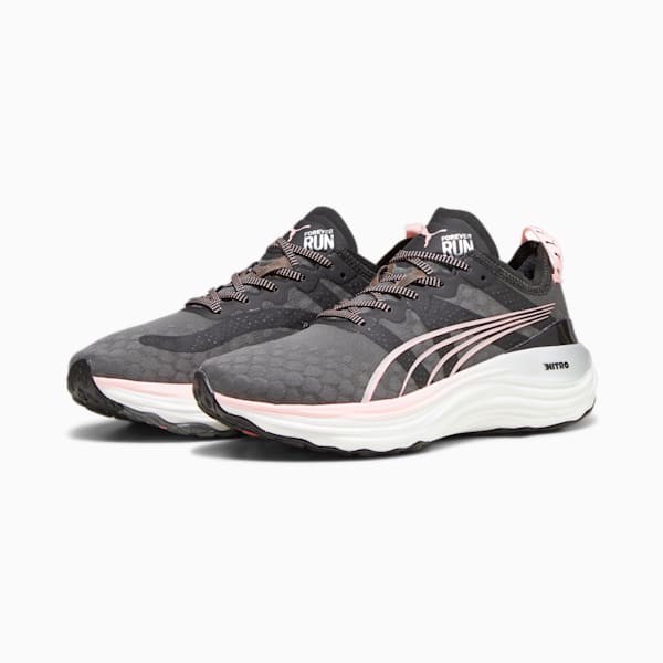 Zapatillas de running para mujer ForeverRun NITRO, PUMA Black-Koral Ice-PUMA Silver, large-ARG