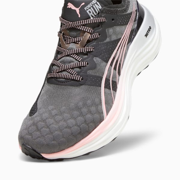 Zapatillas de running para mujer ForeverRun NITRO, PUMA Black-Koral Ice-PUMA Silver, large-ARG
