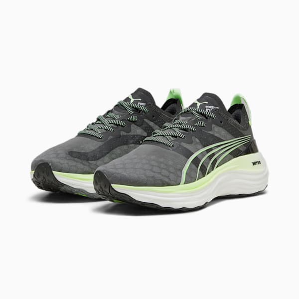Zapatillas de running para mujer ForeverRun NITRO, PUMA Black-Speed Green, large-ARG