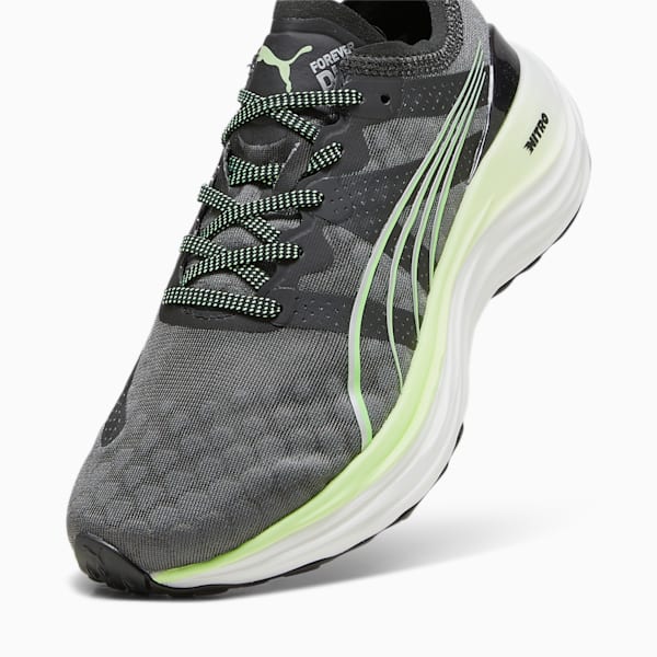 Zapatillas de running para mujer ForeverRun NITRO, PUMA Black-Speed Green, large-ARG