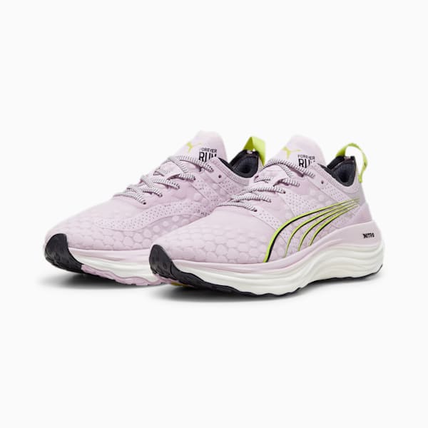 Zapatillas de running para mujer ForeverRun NITRO, Grape Mist-PUMA Black-Lime Pow, large-ARG