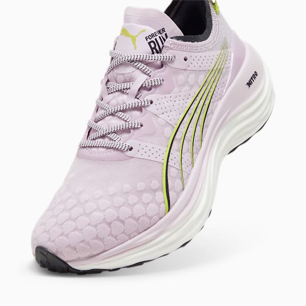 Zapatillas de running para mujer ForeverRun NITRO, Grape Mist-PUMA Black-Lime Pow, large-ARG