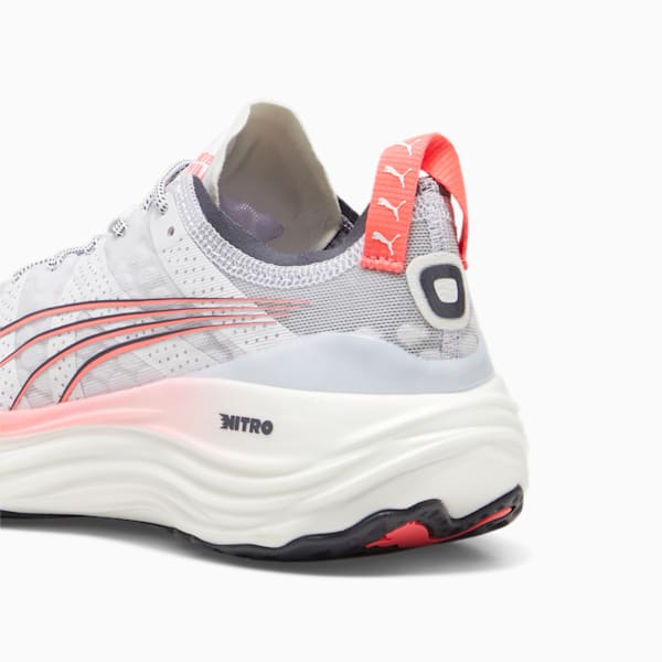Zapatillas de running para mujer ForeverRun NITRO, PUMA White-Sunset Glow-Galactic Gray, large-ARG