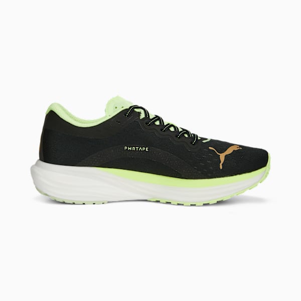 Tenis para correr Deviate NITRO 2 Run 75 para hombre, PUMA Black-Fast Yellow-Light Mint, large-MEX