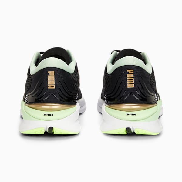 Electrify NITRO 2 Run 75 Running Shoes Men, PUMA Black-Light Mint-PUMA Gold, large-MEX