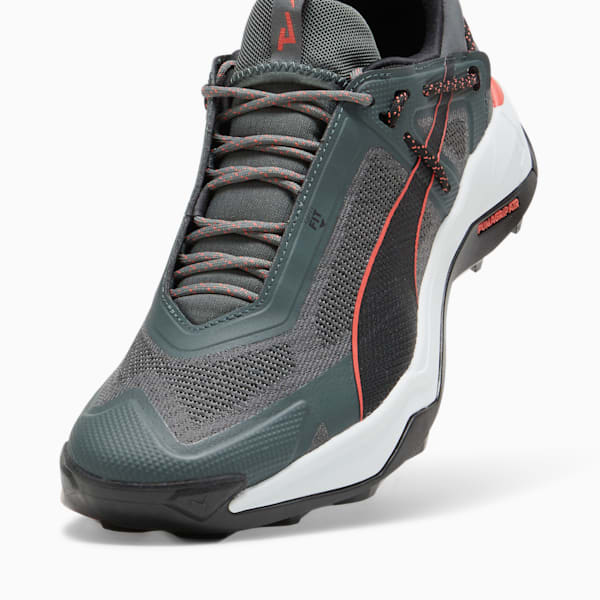 Explore NITRO™ Men's Hiking Shoes, Mineral Gray-PUMA Black-Active Red, large-ZAF