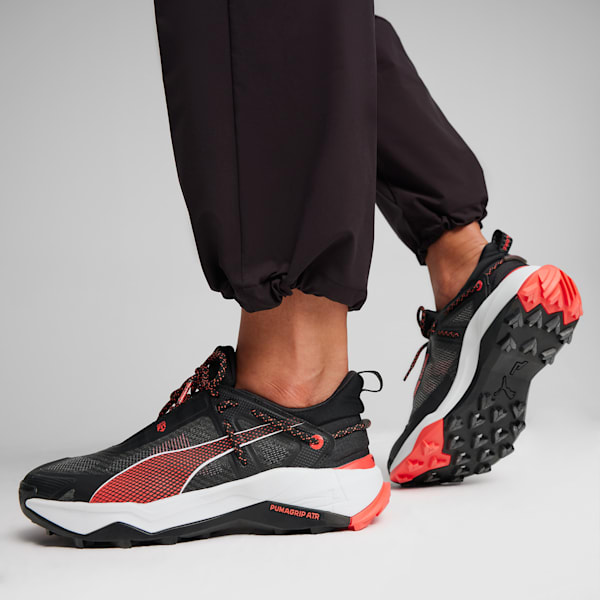 Zapatillas de senderismo para mujer Explore NITRO, PUMA Black-Active Red-Silver Mist, large-ARG
