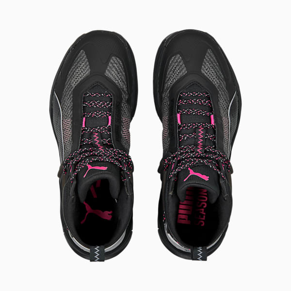 Explore NITRO Mid Women's Hiking Shoes, PUMA Black-PUMA Silver-Ravish, large-ZAF