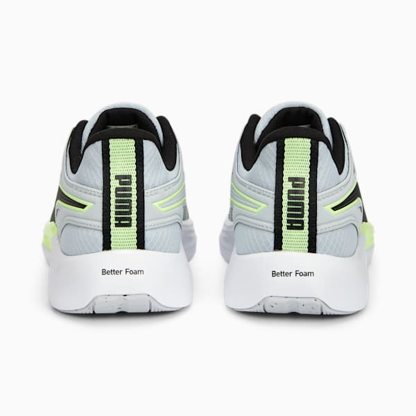 Better Foam Legacy Running Shoes, Platinum Gray-PUMA Black-Fast Yellow, large-ZAF
