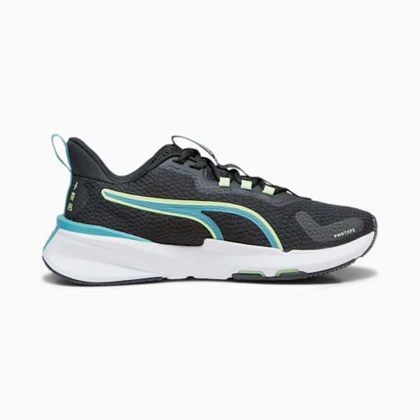 PWRFrame TR 2 Women's Training Shoes, PUMA Black-Bold Blue-Speed Green, large-ZAF